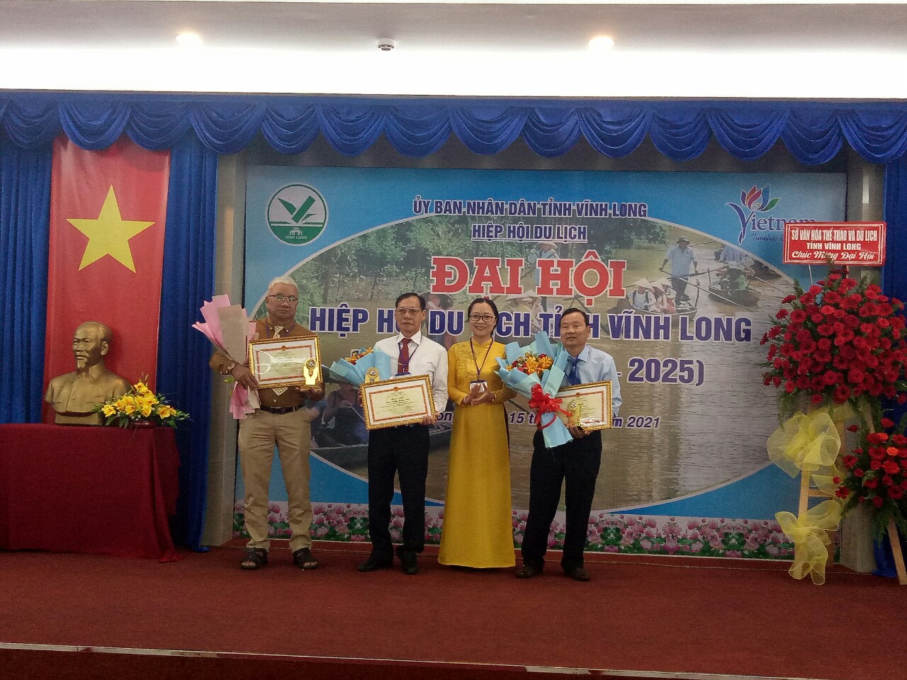 Đồng chí Nguyễn Bách Khoa, nguyên Trưởng Ban Tuyên giáo Tỉnh ủy đắc cử Chủ tịch Hiệp hội Du lịch tỉnh Vĩnh Long, nhiệm kỳ 2020-2025