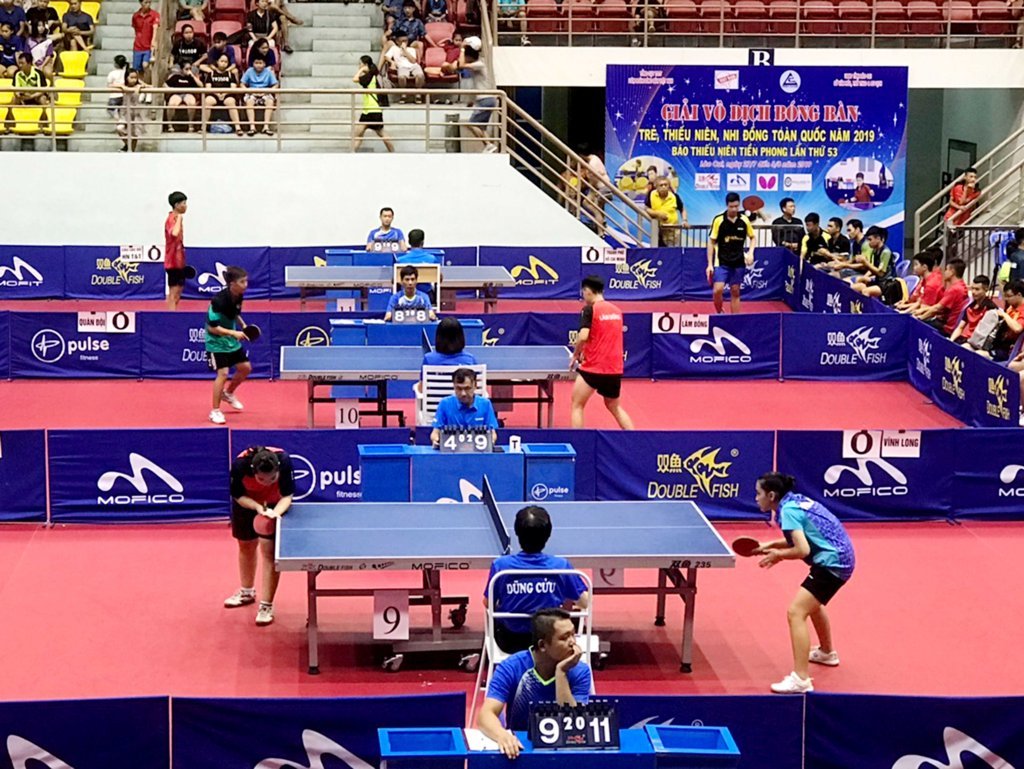 Giải vô địch bóng bàn trẻ, thiếu niên, nhi đồng toàn quốc năm 2019: Vĩnh Long giành HCB đồng đội nữ 