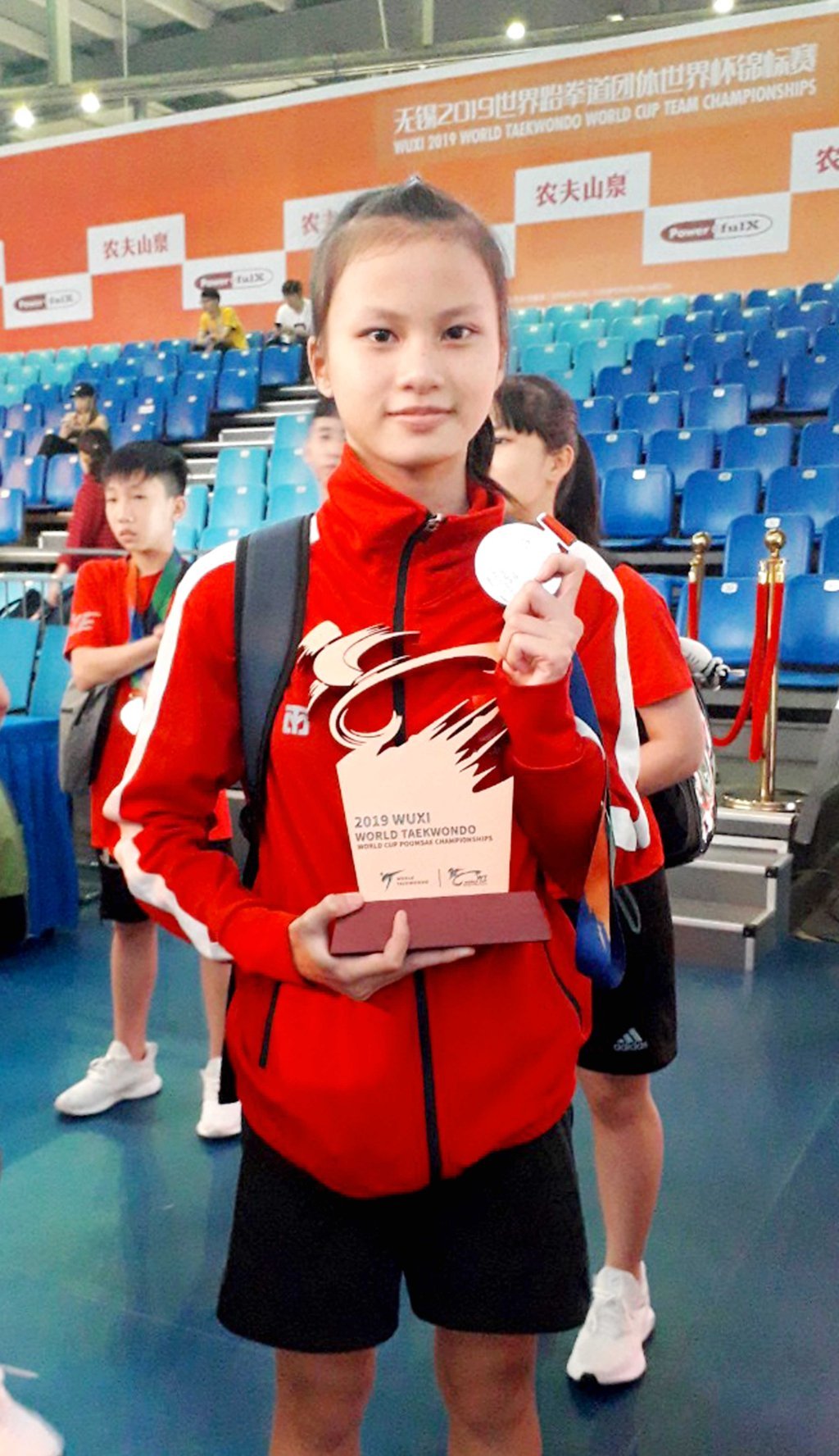 Nguyễn Hồ Cẩm Giang (Vĩnh Long) đạt HCĐ giải TAEKWONDO thế giới năm 2019