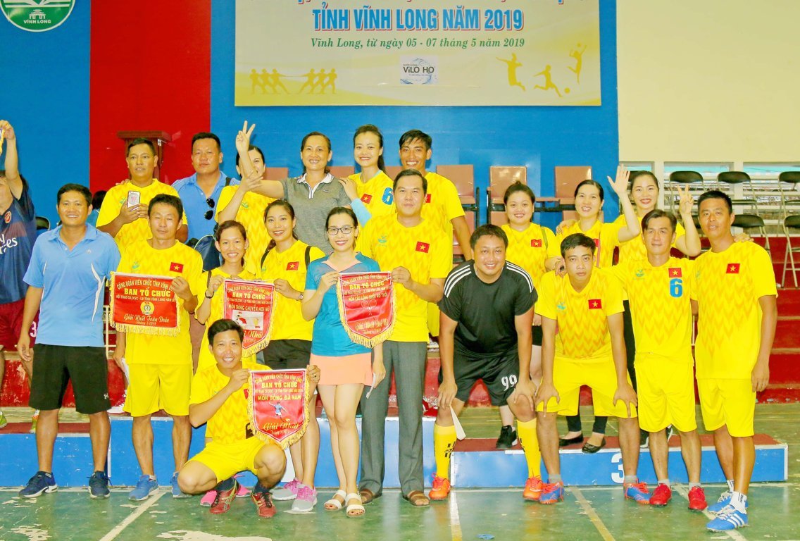 Sở Văn hóa Thể thao và Du lịch nhất toàn đoàn Hội thao Công đoàn Viên chức tỉnh Vĩnh Long năm 2019 