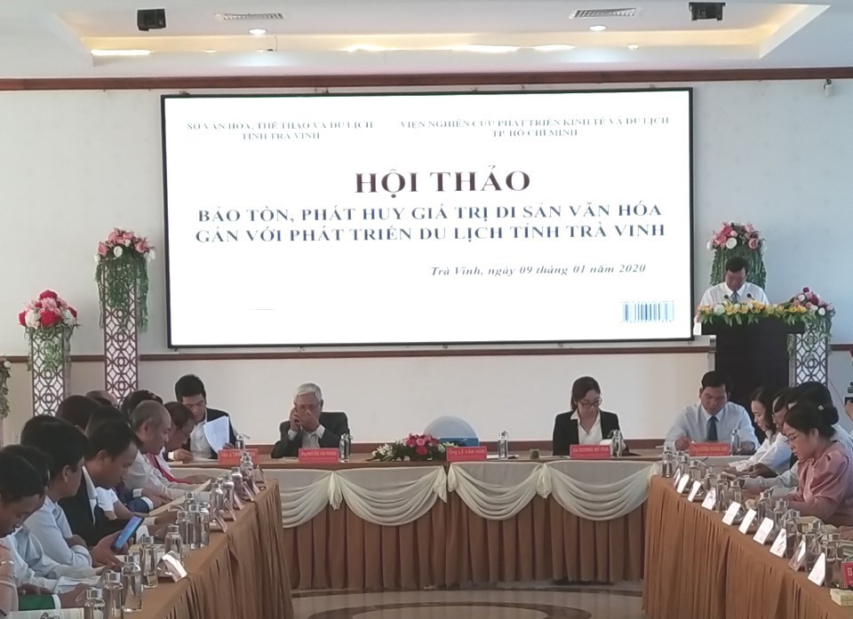 Trà Vinh tổ chức “Hội thảo bảo tồn, phát huy các giá trị di sản văn hóa gắn với phát triển du lịch tỉnh Trà Vinh”