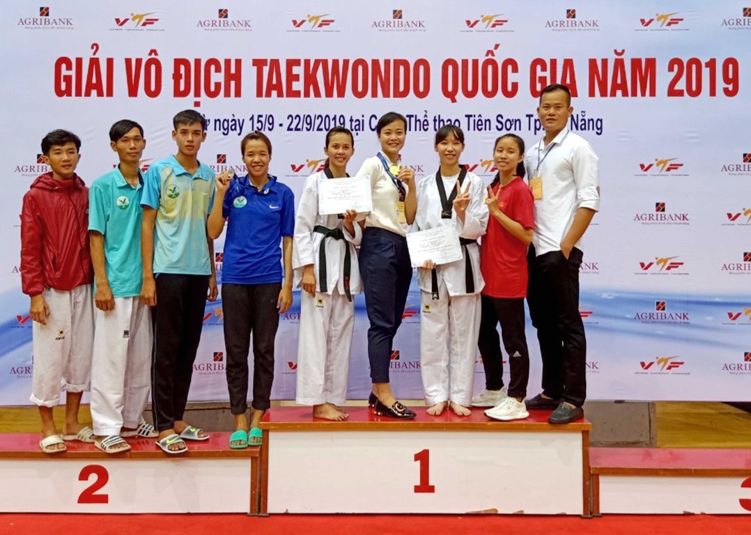 Trương Thị Kim Tuyền (Vĩnh Long) đạt HCV giải vô địch Taekwondo toàn quốc 2019