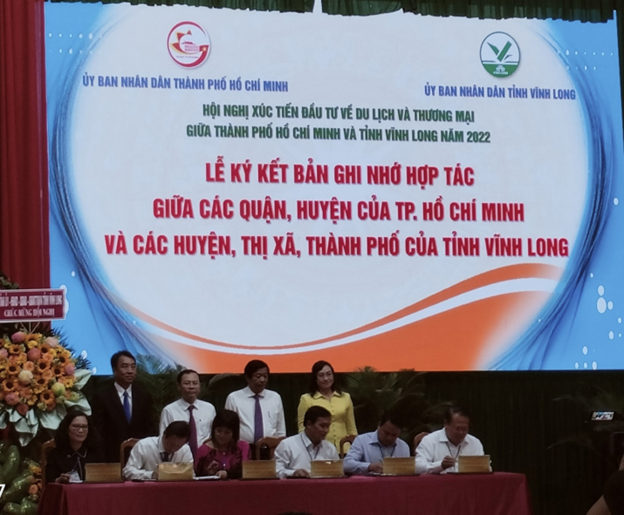 THÀNH TỰU VỀ HỢP TÁC, LIÊN KẾT, PHÁT TRIỂN DU LỊCH GIỮA TỈNH VĨNH LONG VÀ THÀNH PHỐ HỒ CHÍ MINH GIAI ĐOẠN 2017-2022