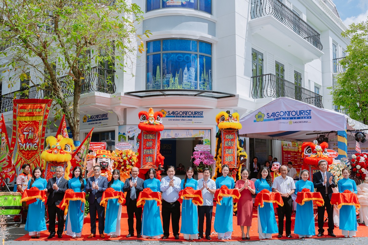 Lữ hành Saigontourist chính thức khai trương chi nhánh mới tại Vĩnh Long