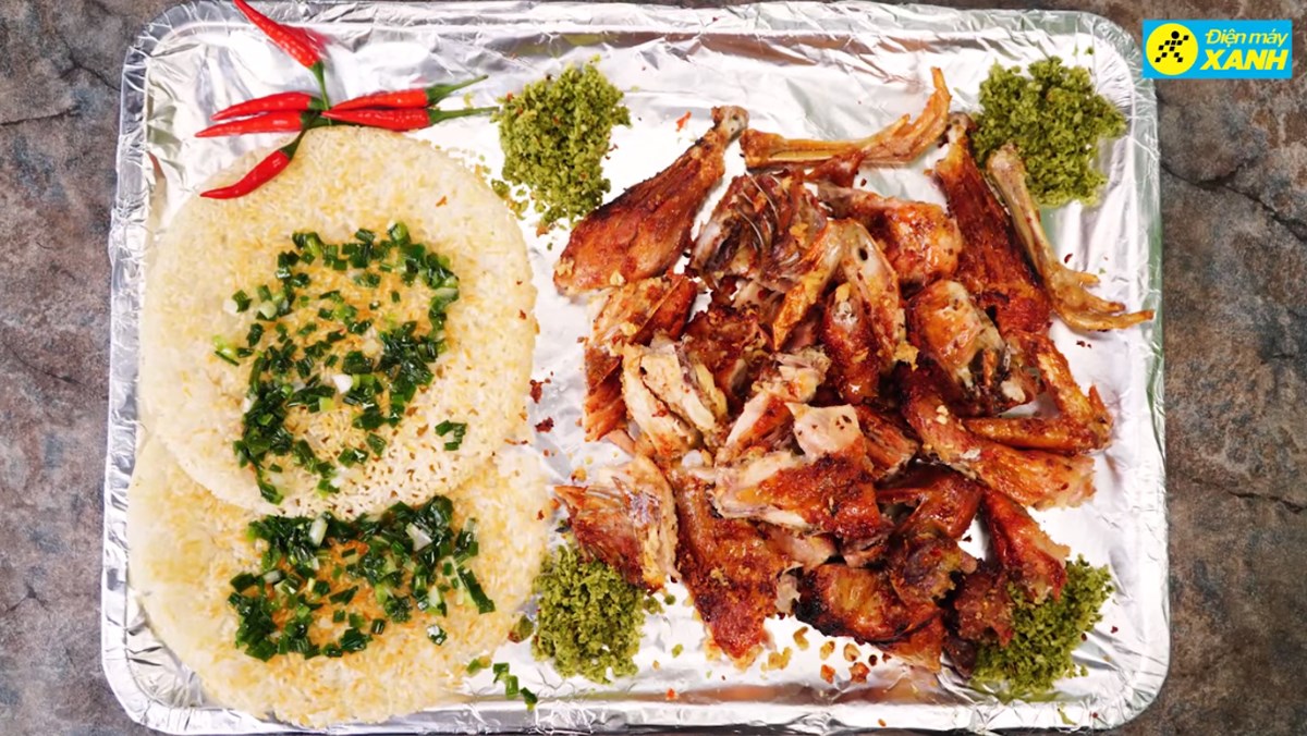 Gà nướng muối sả